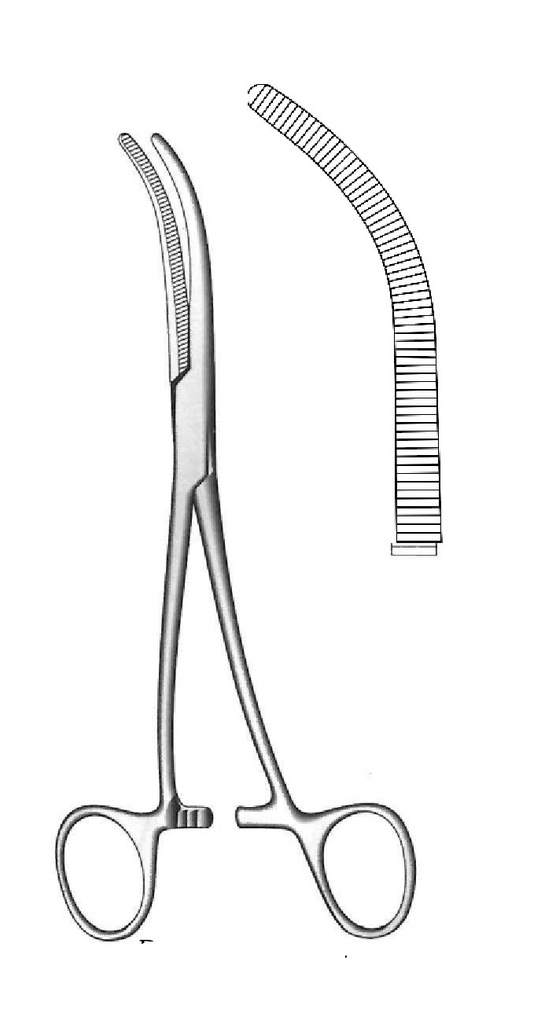 Dean -Shallcross bile duct clamp - length = 18 cm / 7 "