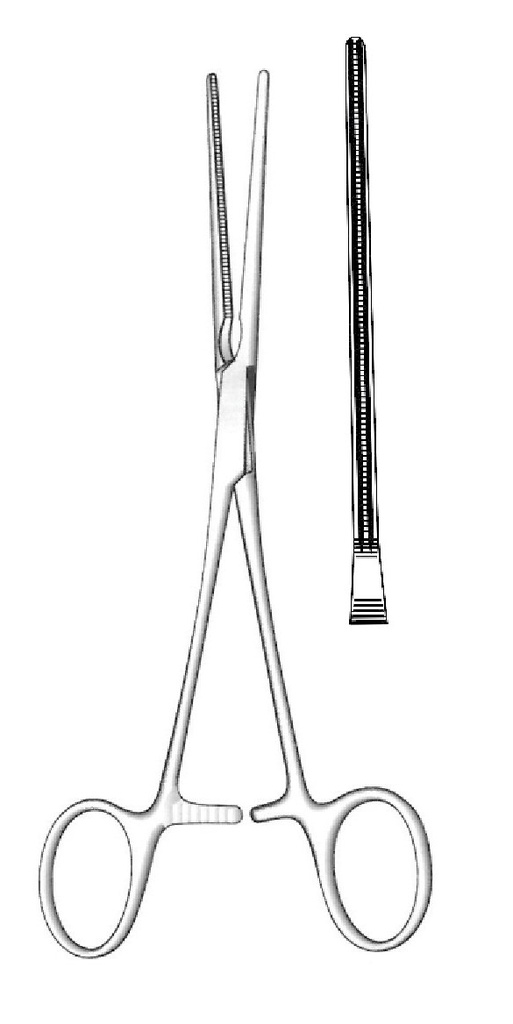 Pinza vascular Debakey, recta - longitud = 17 cm / 6-3/4"