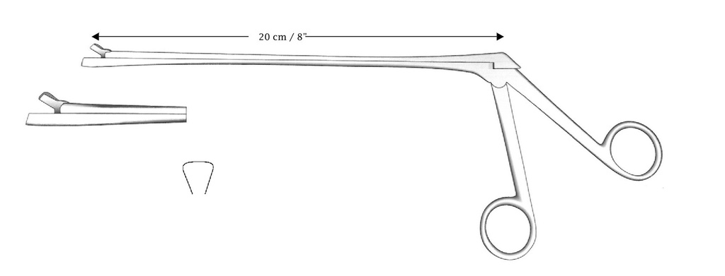 Biopsia Debarker, figura 2 - longitud = 20 cm / 8"