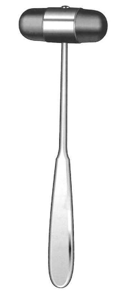 Hammer for dejerine reflexes, stainless steel - length = 20 cm / 8 "