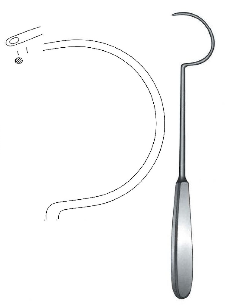 Demel wire guide, Figure 2 - Length = 28.5 cm / 11-1 / 4 "