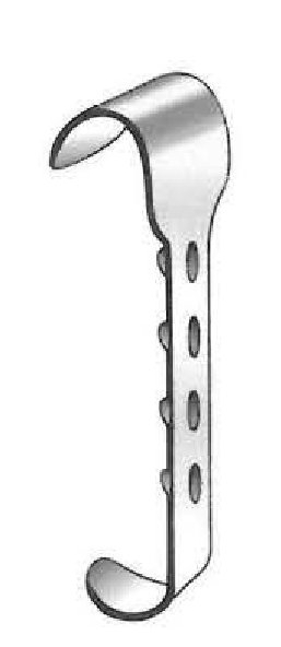 Par de valvas para separador Denis-Browne - valva = 20 x 40 mm