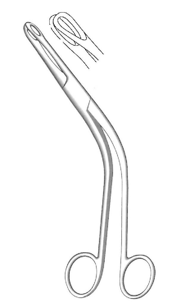 Pinza de sujeción amígdalas Denis-Browne - longitud = 18 cm / 7"