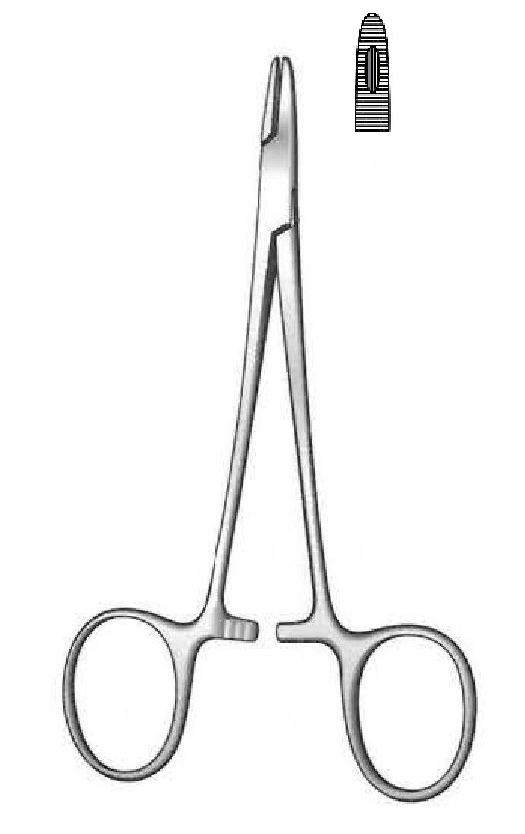 Porta agujas Derf - longitud = 12 cm / 4-3/4"