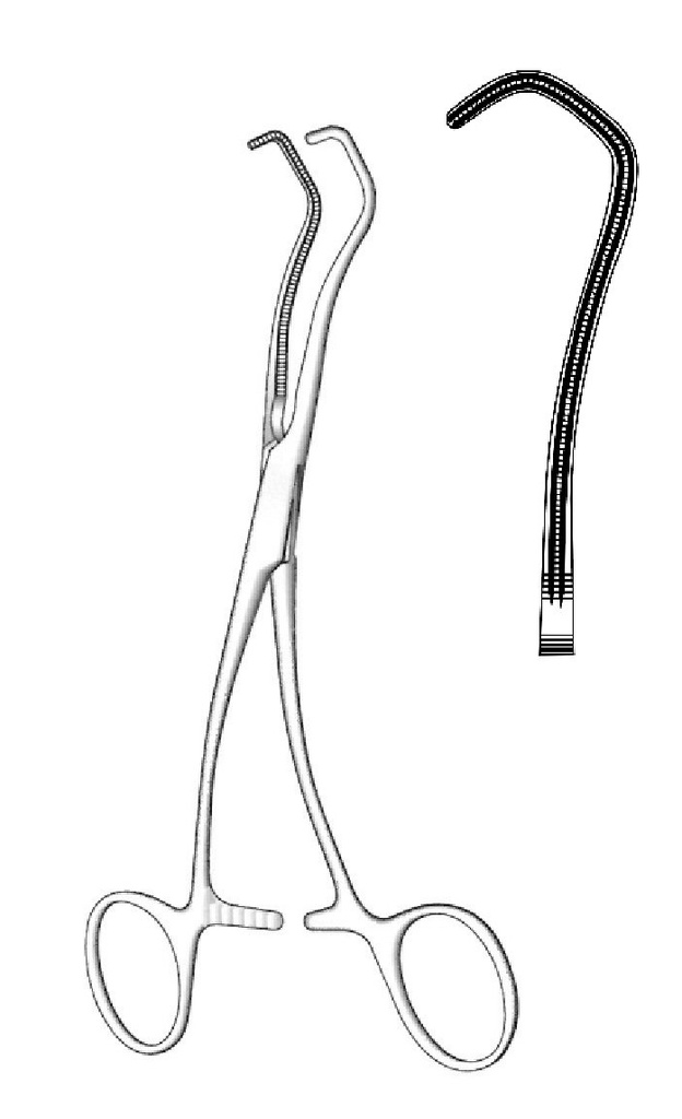 Drack anastomosis clamp - length = 16 cm / 6-1 / 4 "