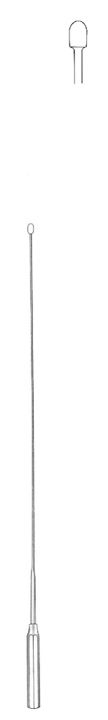 Dilatador para cálculo biliar Desjardins, ancho delgado, figura 1 - longitud = 28 cm / 11"