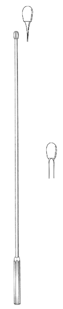 Dijardins Biliary Calculation Dilator, Thick Width, Figure 3 - Length = 28 cm / 11 "
