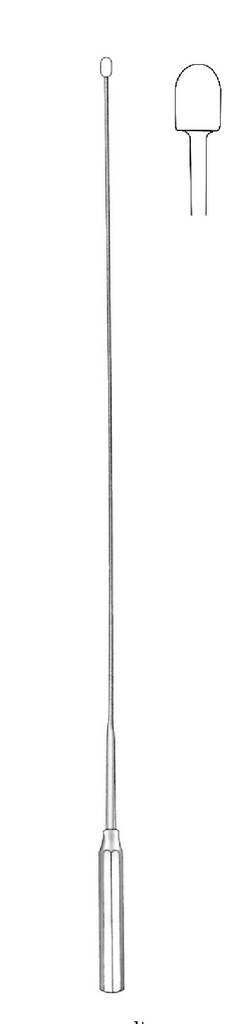 Dilatador para cálculo biliar Desjardins, ancho delgado, figura 3 - longitud = 28 cm / 11"
