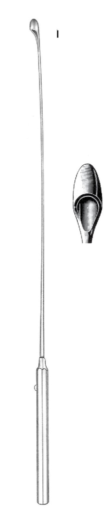 Dijardins Biliary Calculation Dilator, Elastic, Extra Long, Figure 4 - Length = 30 cm / 12 "