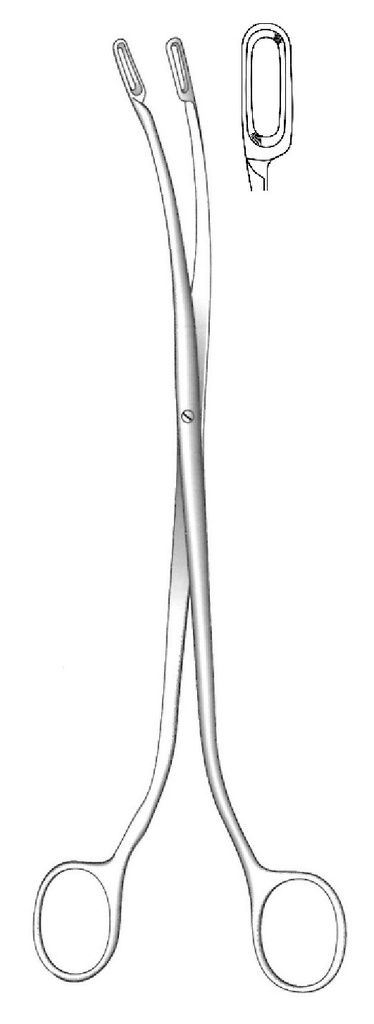 PInza para cálculo biliar Desjardins, figura 1 - longitud = 23 cm / 9"