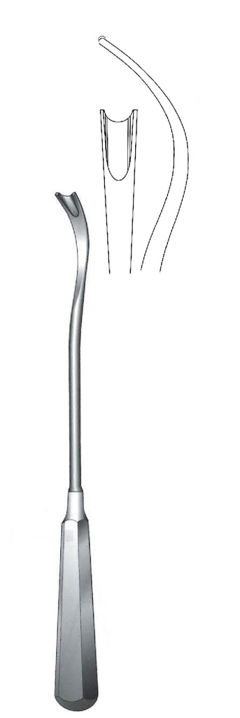 Bisturí para meniscos Downing - longitud = 25 cm / 10&quot;