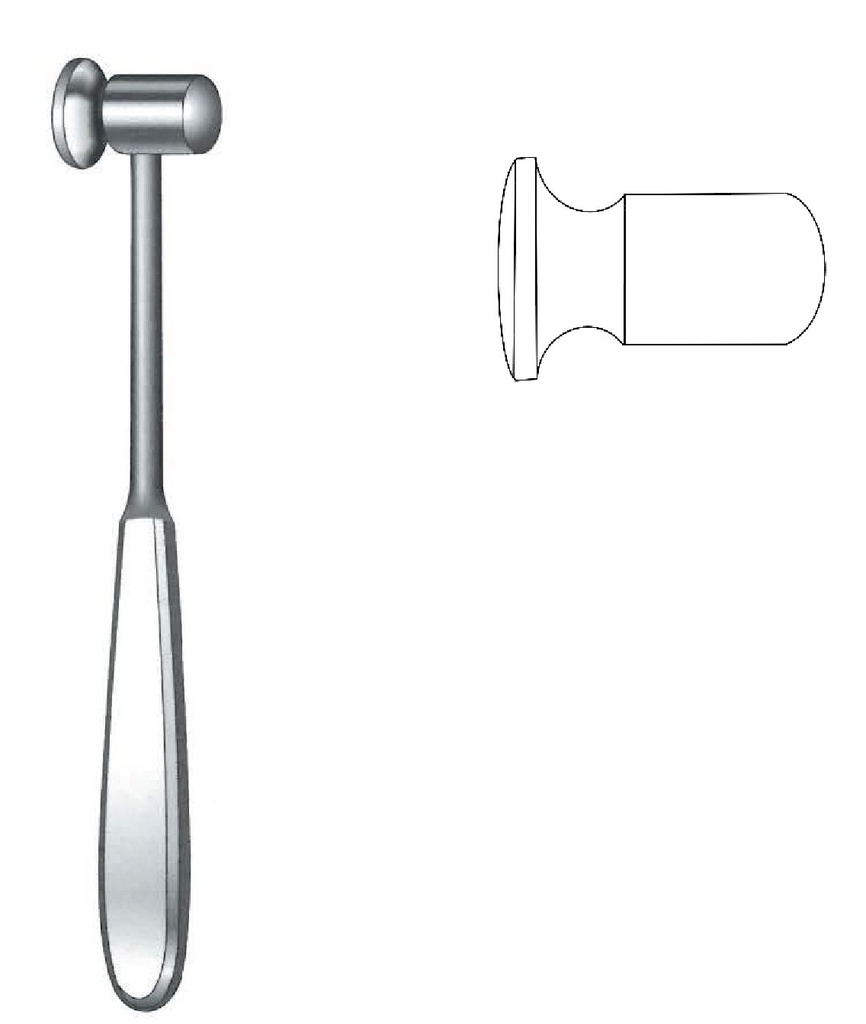 Martillo para huesos Doyen, diámetro = 25 mm
