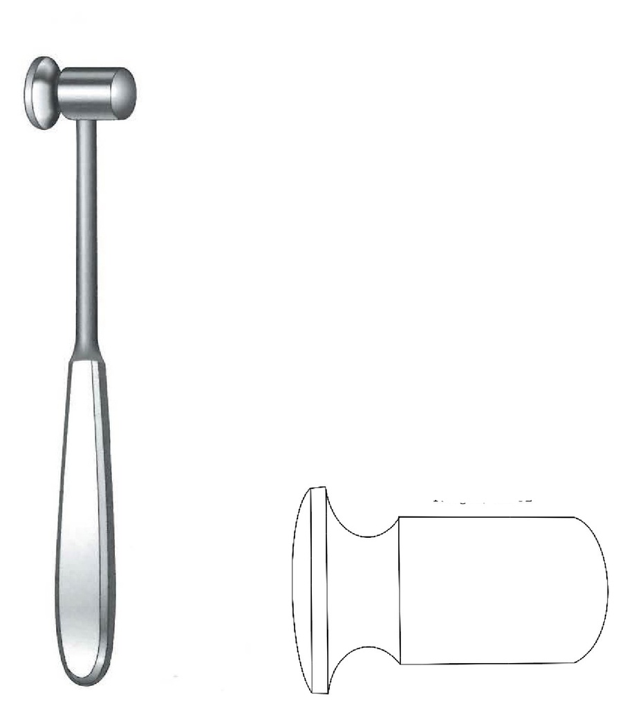 Martillo para huesos Doyen, diámetro = 35 mm