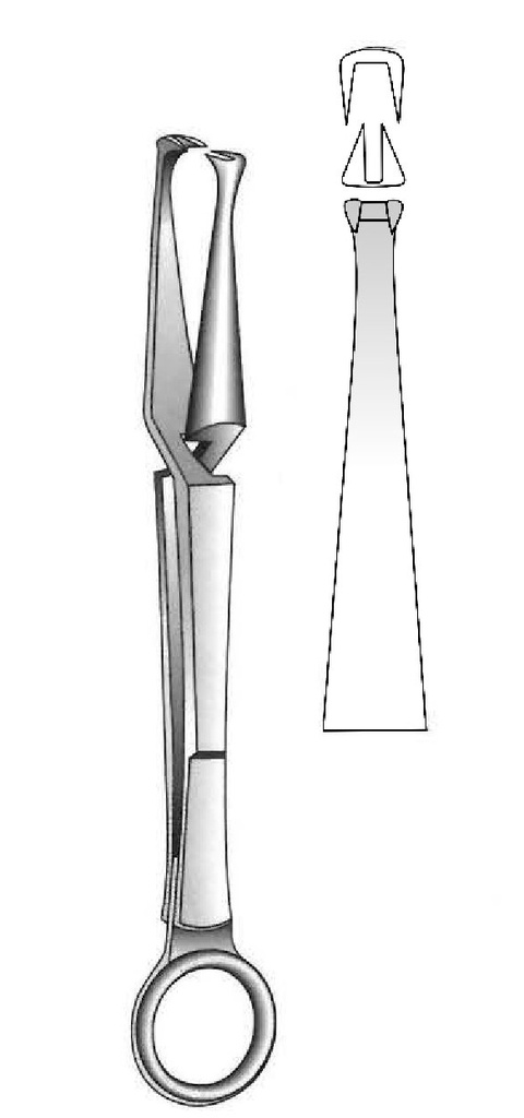Pinza para campo Doyen - longitud = 18 cm / 7"