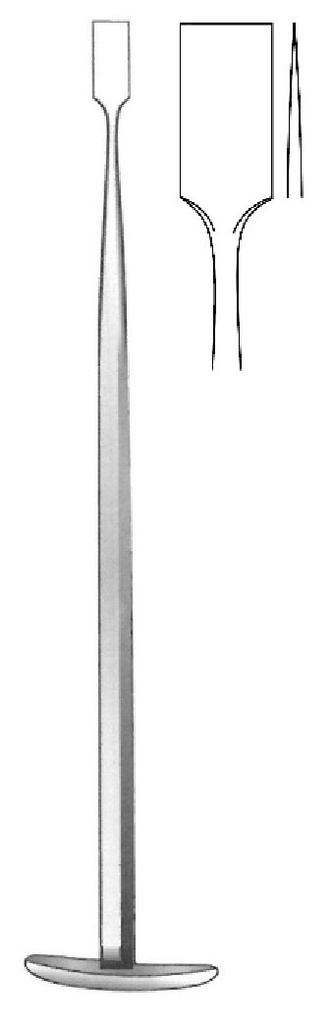 Osteótomo Dunn-Dautrey, valva = 8 mm - longitud = 16.5 cm / 6-1/2"