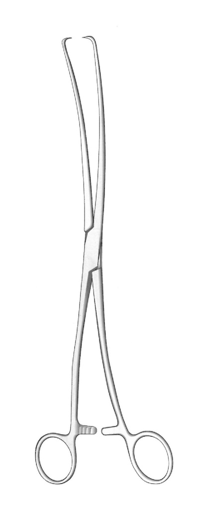 Pinza uterina Duplay - longitud = 28 cm / 11&quot;