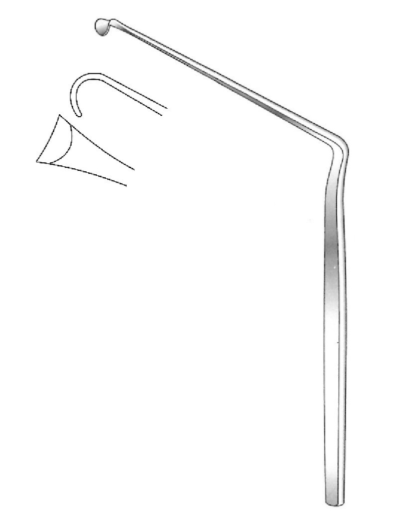 Separador para la raíz del nervio - longitud = 21 cm / 8-1/4"