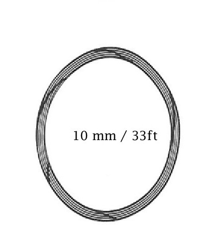 Solo alambre - diámetro = 0.3 mm