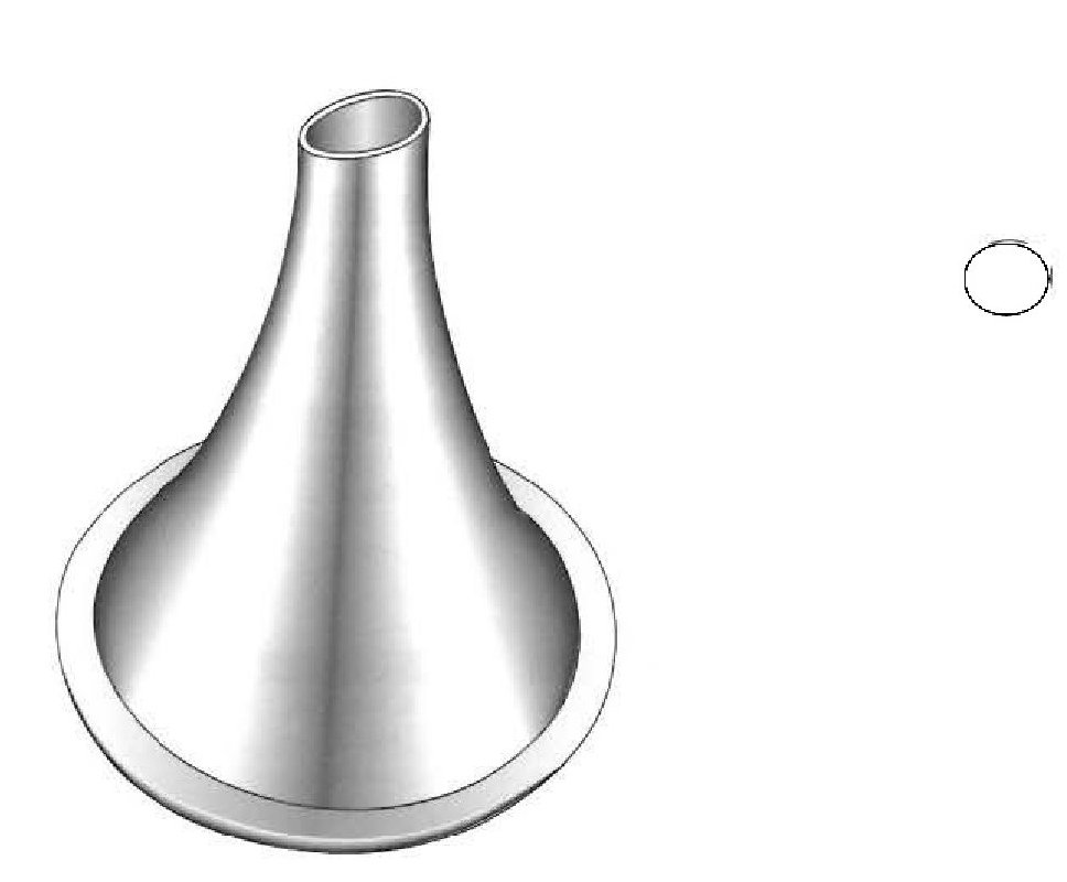 Ear speculum, angled extreme, Figure 5