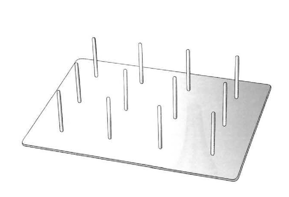 Estante de almacenamiento para espéculo de oído