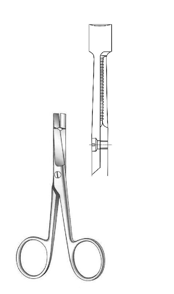 Eiselsberg Needle Holder - length = 11.5 cm / 4-1/2"
