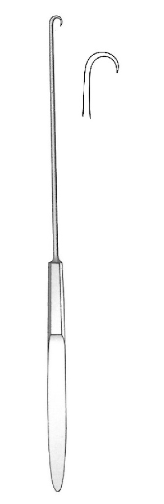 Emmett Uterine Tenacle Hook, Complete Curve, Figure 1