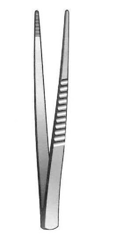 Dressing forceps English model - length = 12.5 cm / 5"