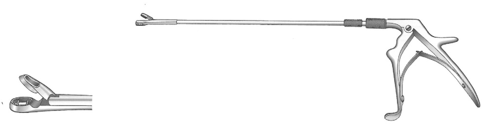 Eppendorfer biopsy forceps complete with handle