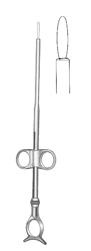 Close for tonsils Eves without ratchet - length = 28 cm / 11 "