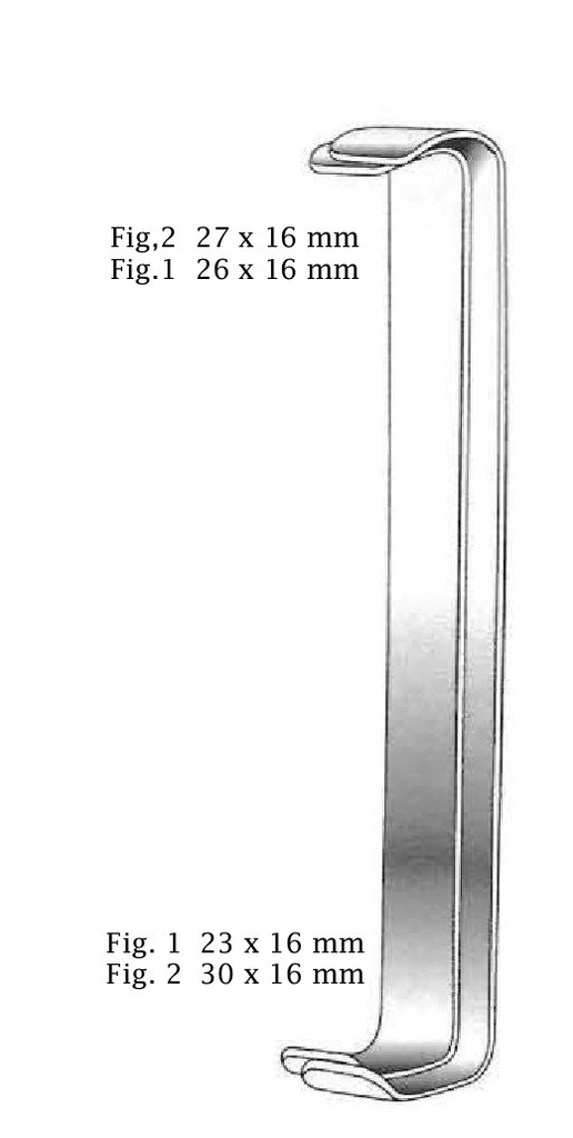 Farabeuf spacer, set of 2 - length = 15 cm / 6"