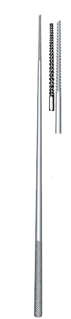 Aplicador para algodón Farrel, roscado, figura 1 - longitud = 16 cm / 6-1/4"