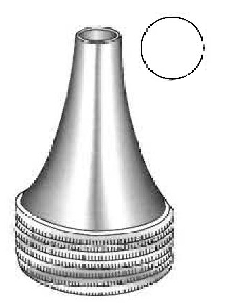 Farrior ear speculum, diameter = 7.5 mm