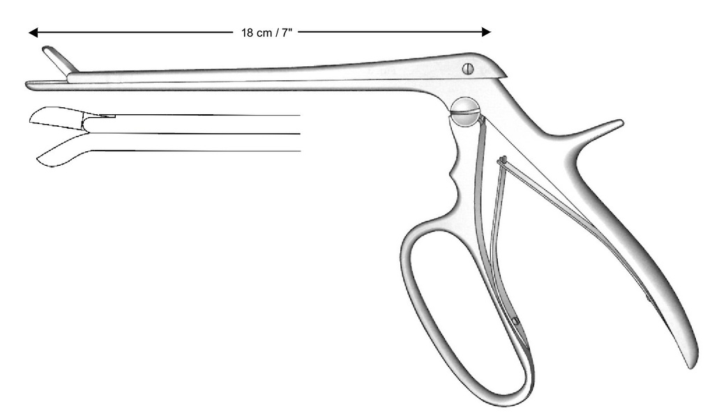 Ferris-Smith-Cushing Laminectomy Class, curved down, size = 5 x 10 mm