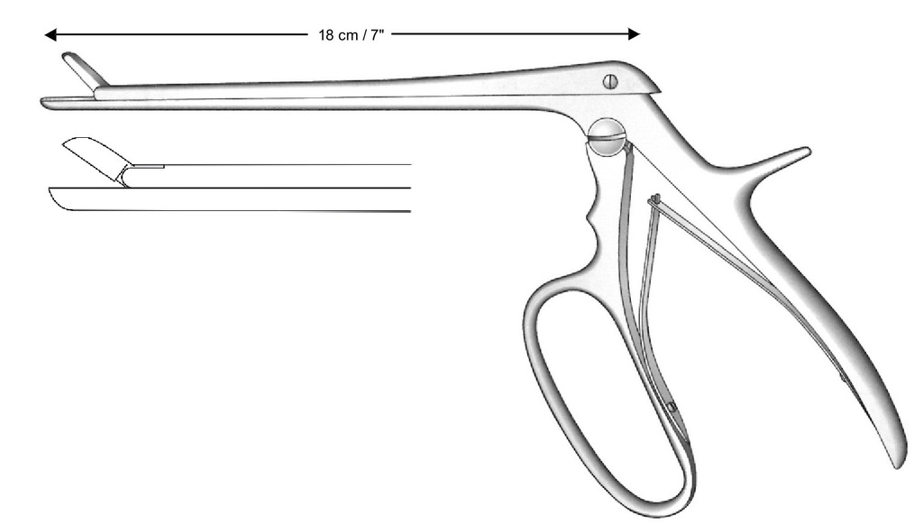Ferris-Smith-Cushing Laminectomy clamp, straight, size = 5 x 10 mm