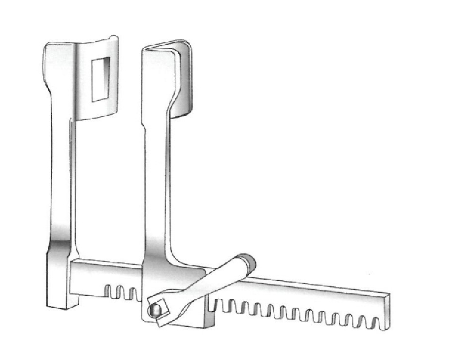 Sepochietto -Baby rib separator, Opening = 75 mm - Valva = 18 x 20 mm