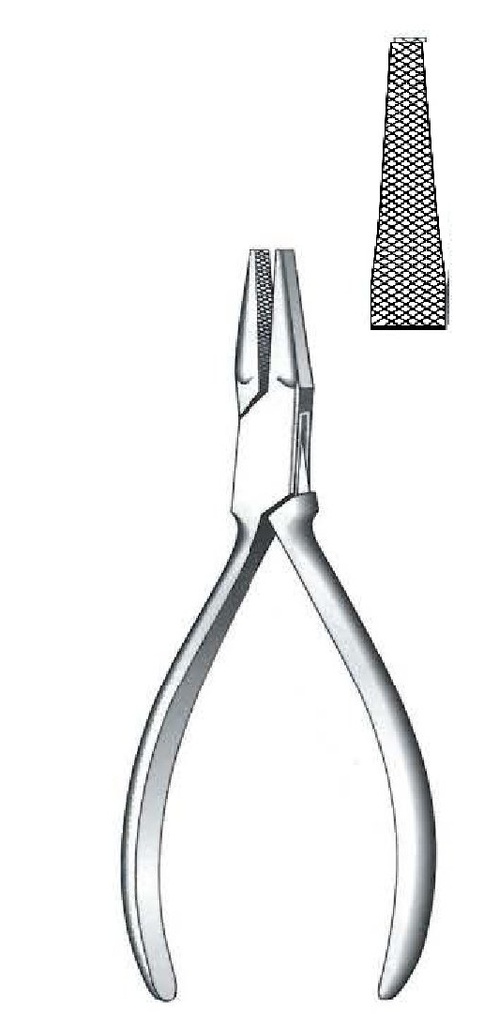 Alicate de punta plana - longitud = 14 cm / 5-1/2"