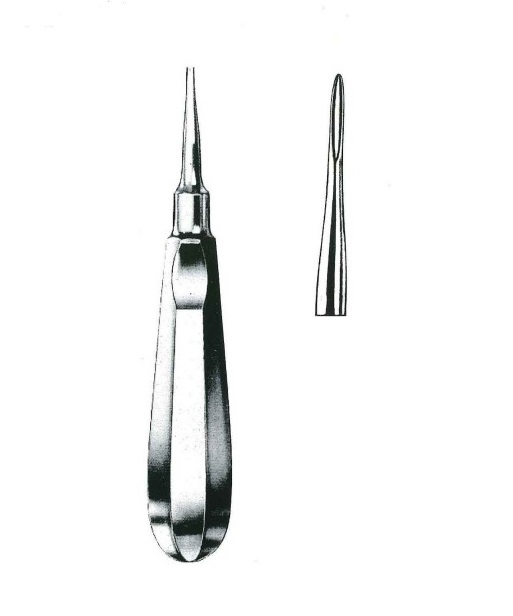 Flohr root elevator, Figure 1