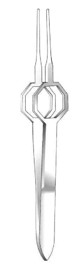 Pinza para iris Foerster, recta