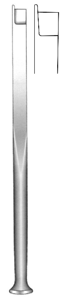 Osteótomo Fomon, ancho = 7 mm