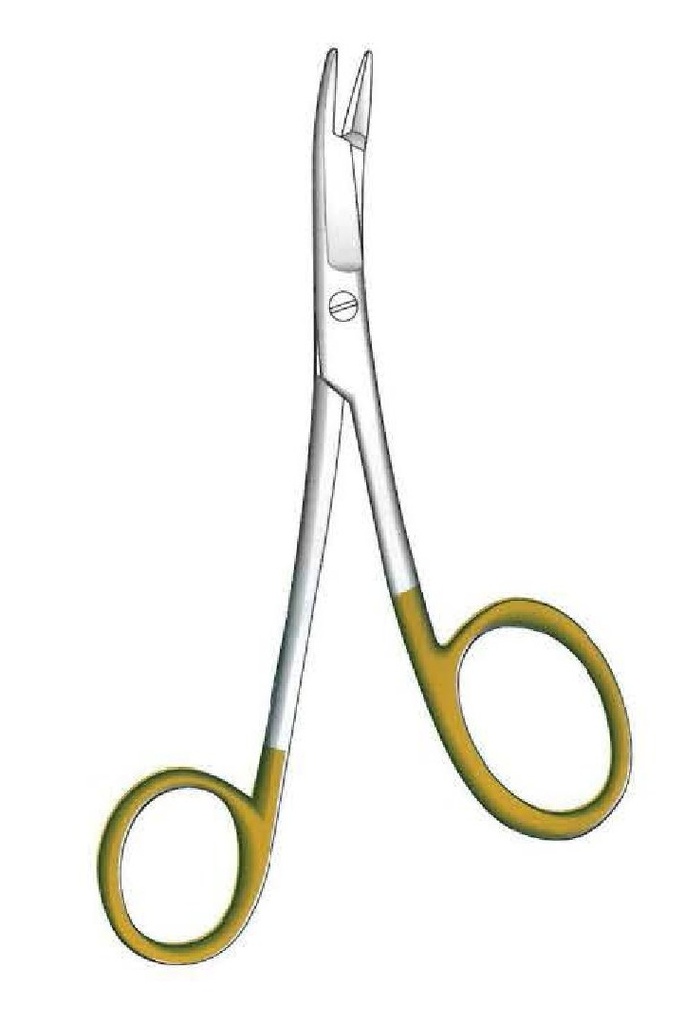 Porta agujas Foster-Gillies, mano derecha, TC Gold - longitud = 12.5 cm/ 5"