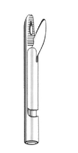 French grip and cutting tip, teeth, teeth