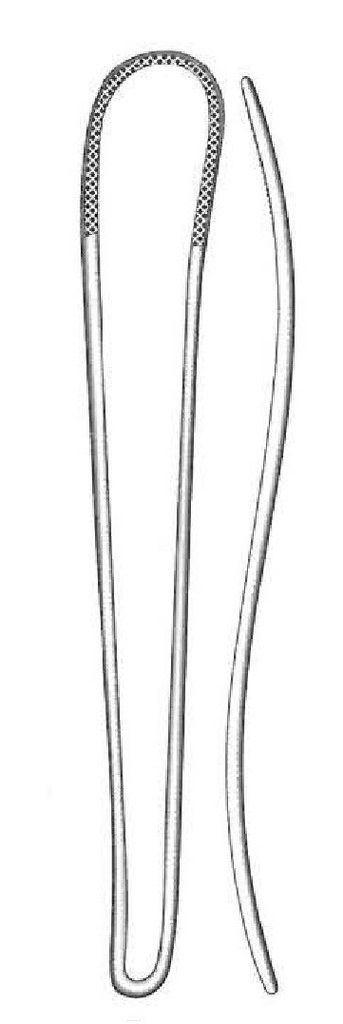 Frenzel Tongue Depressor - length = 16.5 cm / 6-1/2"