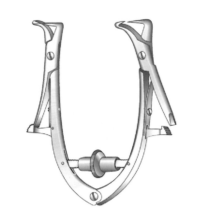 Friedman Self-Static Retractor - length = 10 cm / 4"