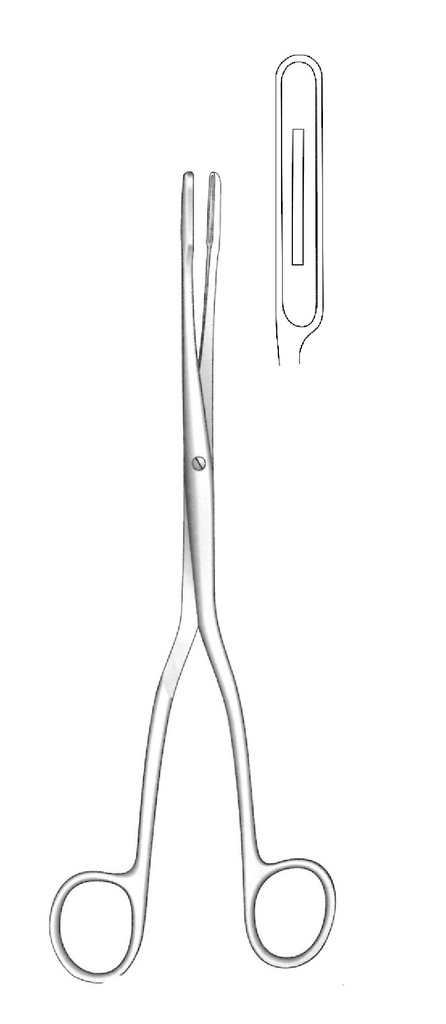 Pinza para cálculo biliar - longitud = 23 cm / 9"