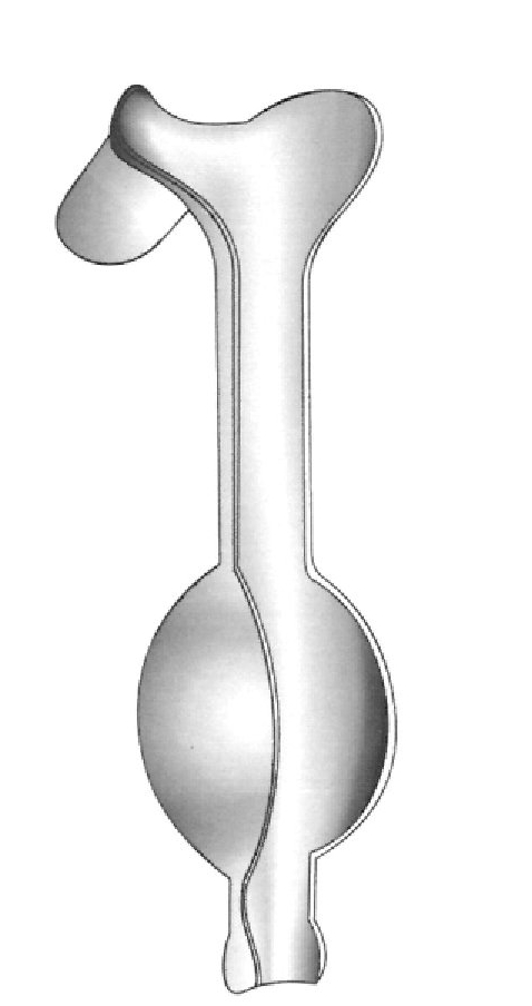 Espéculo vaginal ponderado Garrigue, ligero 2 lbs