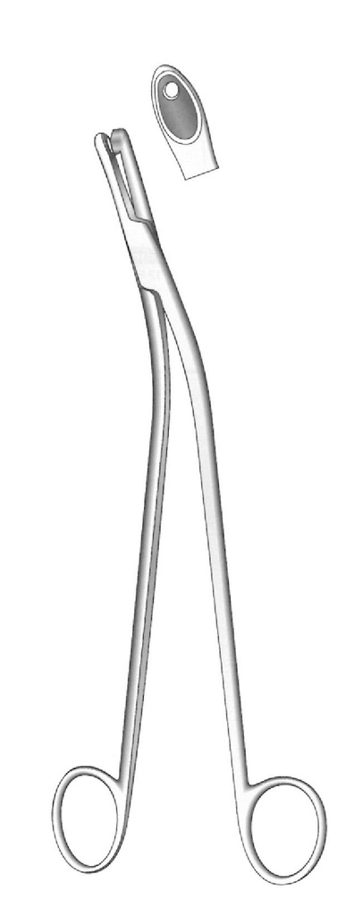 GellHorn uterine biopsy clamp - length = 23 cm / 9 "
