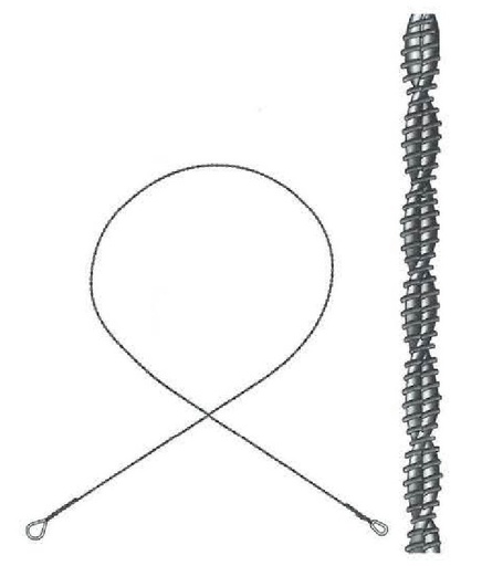 [IU-07207] Gigli wire saw - length = 40 cm / 16 "