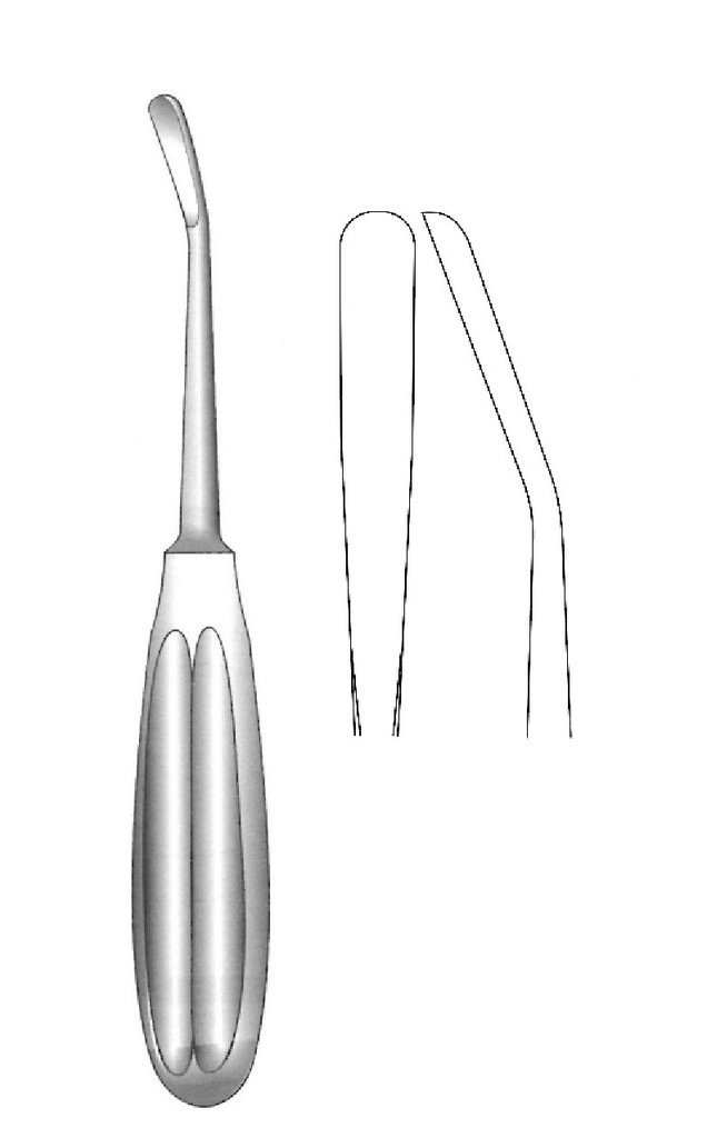 Gillies cygomatic elevator - length = 20 cm / 8 "