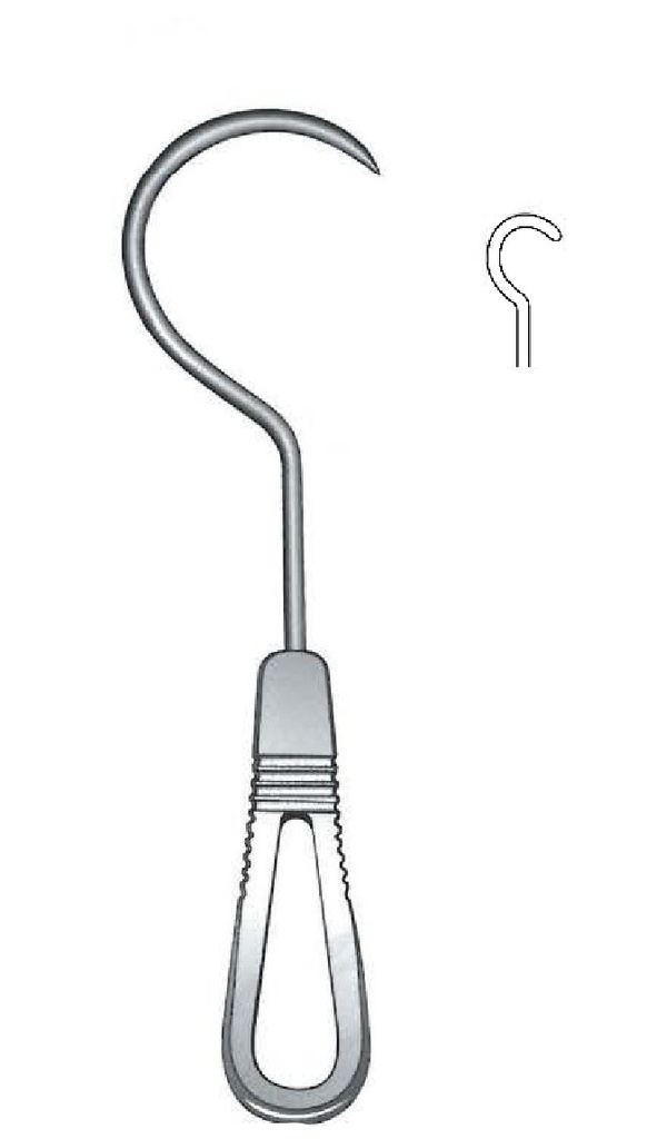 Graft pin, extra small, curved