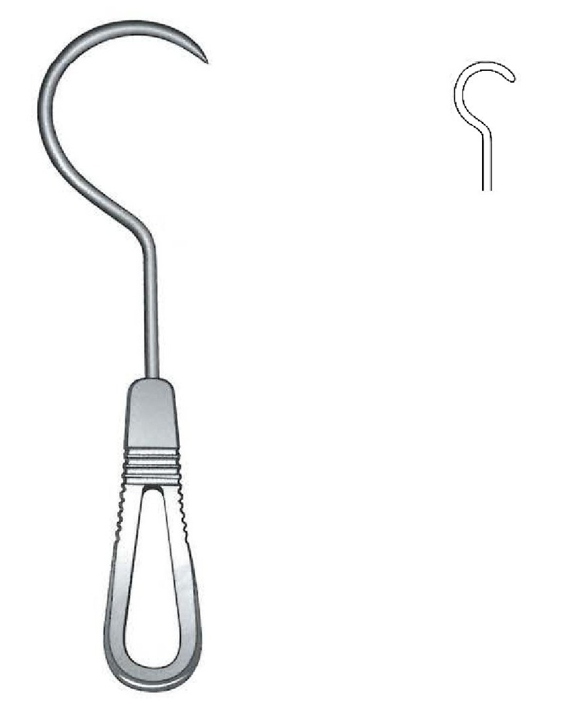 Graft, small, curved pin